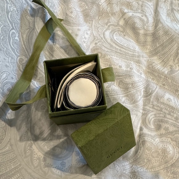 Authentic Gucci Horsebit Web Design Silk Scarf Twilly Bandeau Full Inclusion - Picture 4 of 13